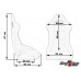 Спортивне сидіння ковш SLIDE KS2 Black Спортивне сидіння ковш SLIDE KS2 Black
